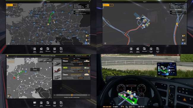 Gps And Map Navigation Mod V1 1 Ets2 1 40 Ets2 Mods Euro Truck Simulator 2 Mods Ets2mods Lt