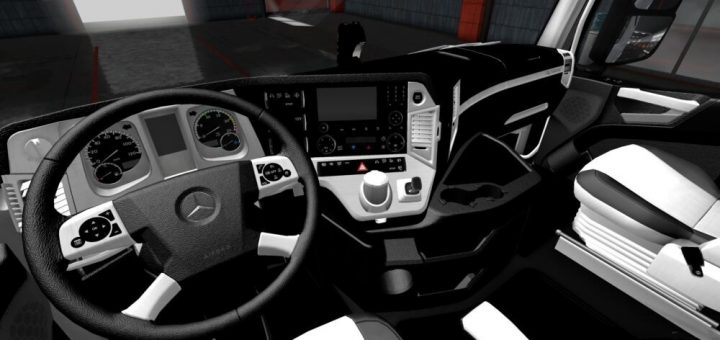 Euro truck simulator 2 интерьер для мерседес