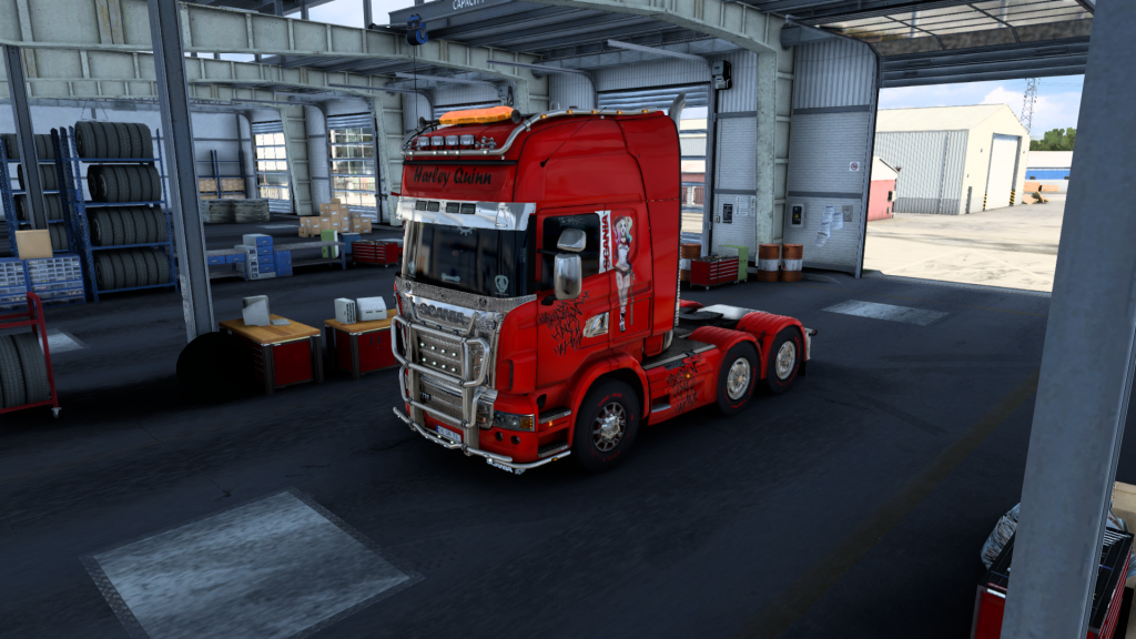 Scania R2009 Skin Harley Quinn V1.42 - ETS2 mods | Euro truck simulator ...