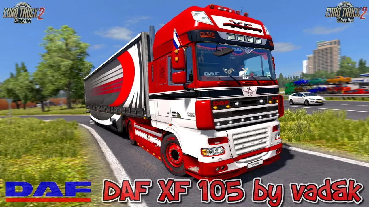 Daf Xf 105 V76 Edit By Vadandk 142x Ets2 Mods Euro Truck Simulator 2 Mods Ets2modslt 2104