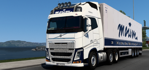 Mercedes Actros MP4 Blue Dragon Skin