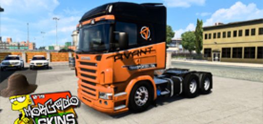 Scania RJL R6 Silver Griffin Roy Van Merode