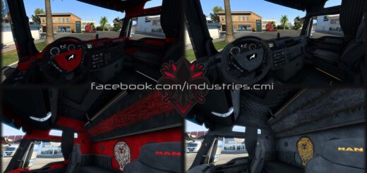 MAN TGX Black Interior thumbnail 3