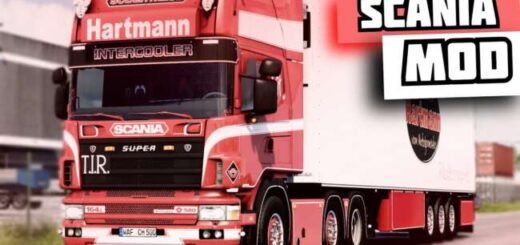 Scania 164L 580 4-series + Trailer Hartmann-1_37CXD