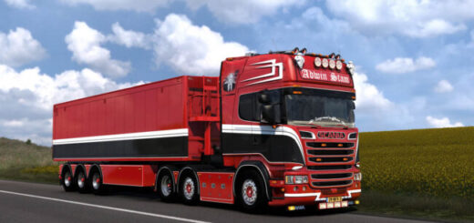 Scania R580 Adwin Stam + Trailer