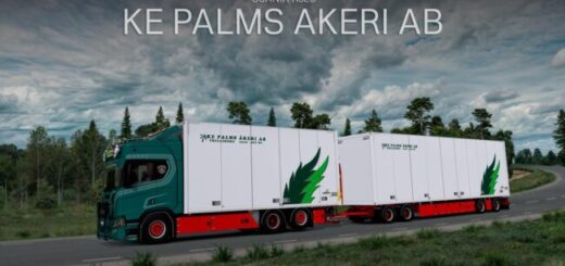 Scania R520 KE Palms Akeri AB + Trailer