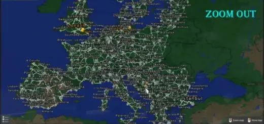 The World Background Map ETS2