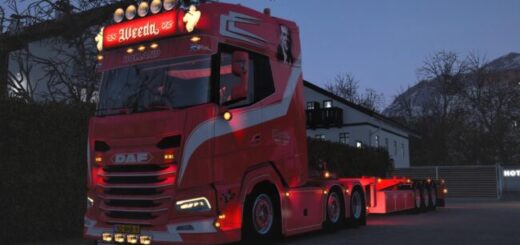 DAF XG+ 530 Weeda Sopranos + Trailer
