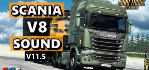 Scania V8 Stock sound v11.5 1.57