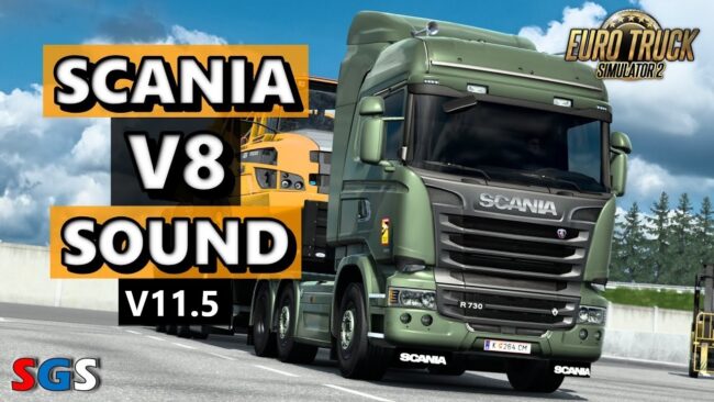 Scania V8 Stock sound v11.5 1.57