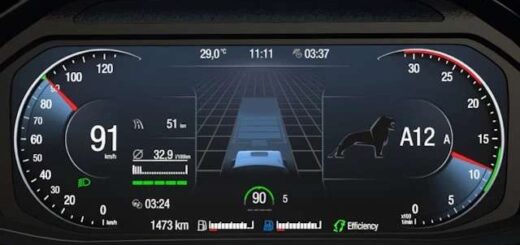 MAN TGX 2020 Improved Dashboard