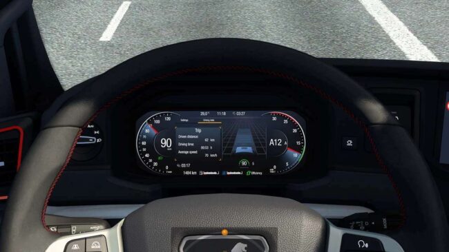 MAN TGX 2020 Improved Dashboard