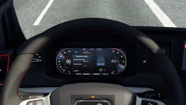 MAN TGX 2020 Improved Dashboard