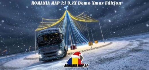 Romania Map 1:1 Xmas Edition v0.2 (1.57.x)
