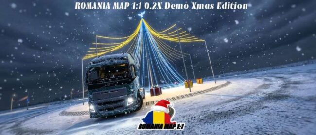 Romania Map 1:1 Xmas Edition v0.2 (1.57.x)