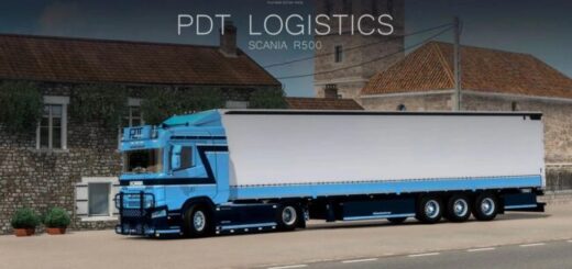 Scania R500 + Trailer PDT Logistics v1.0 (1.57.x)