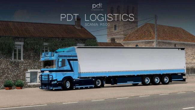 Scania R500 + Trailer PDT Logistics v1.0 (1.57.x)