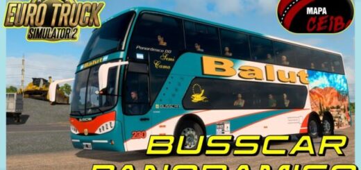 BUSSCAR PANORÂMICO DD SCANIA 6X2 + PACK DE SKINS ARGENTINAS