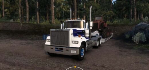 Mack E9 V8 Straight pipe sound v1.0 1.57