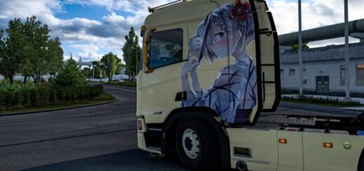SCANIA R NTG ANIME SKIN 4K