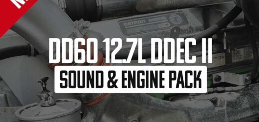 DD60 12.7L (DDEC II) Sound & Engine Pack v1.0 1.57