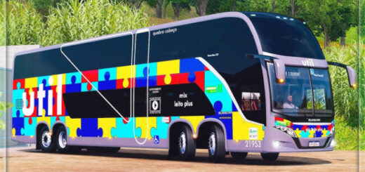 Busscar VisstaBuss DD Multichasis v1.5 ETS2 1.57