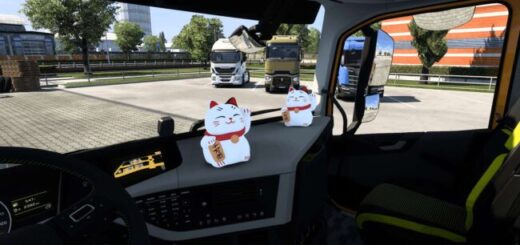 Lucky Cat Maneki Neko by Crimvex Studio