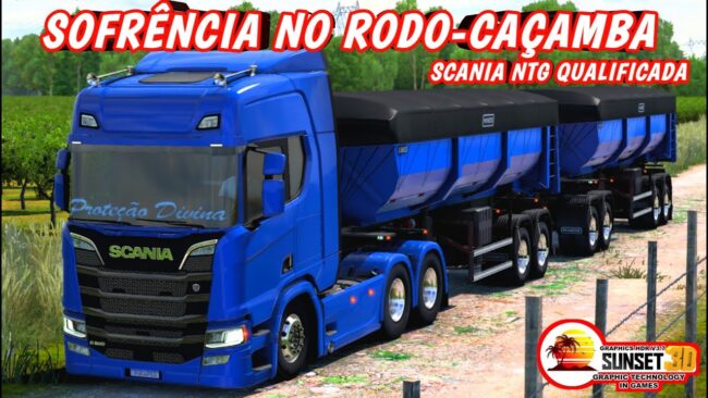 RODOTREM CAÇAMBA 9 EIXOS