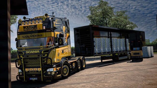 Scania V8K Wolverine R520 + Trailer v1.57