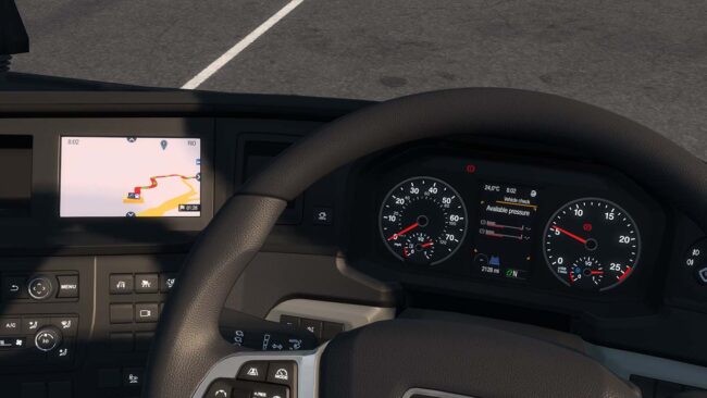 Analog Dashboard for MAN TGX 2020 by MADster v1.4