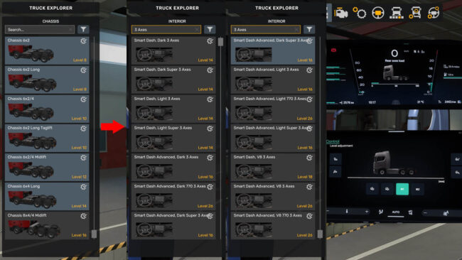 Scania Smart Dash Improved Dashboard v1.6 1.57
