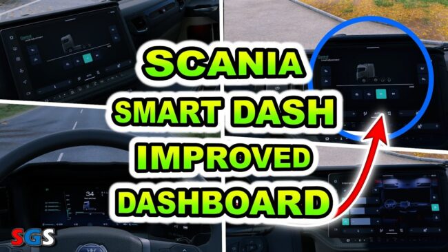 Scania Smart Dash Improved Dashboard v1.6 1.57