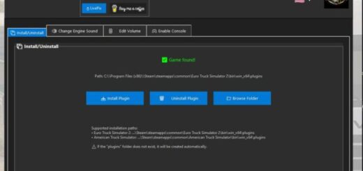 Realistic Sound Pack Manager on TruckersMP ET2-V1.57.