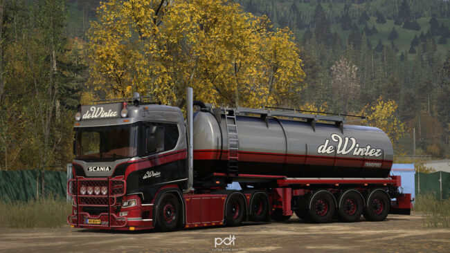 Scania R500 + Trailer "de Winter" v1.0