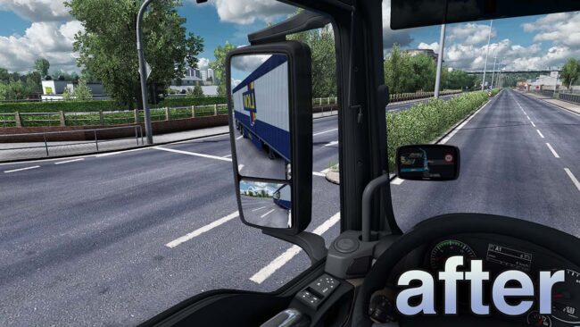 True Mirror FOV for ETS2 1.58