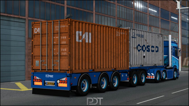 Scania R650 + Trailer "P.Visser" v4.0