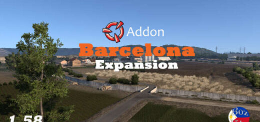Barcelona Expansion SCS add-on ETS2 1.58