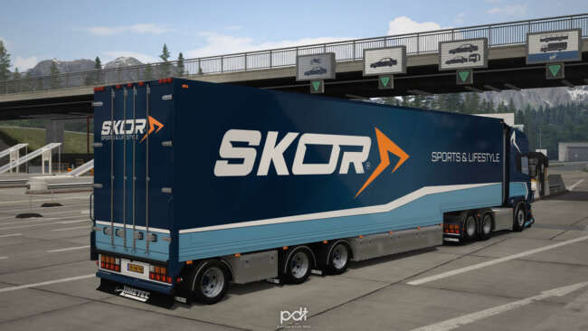 Scania R560 + Trailer "SKOR" v1.1