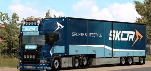 Scania R560 + Trailer "SKOR" v1.1