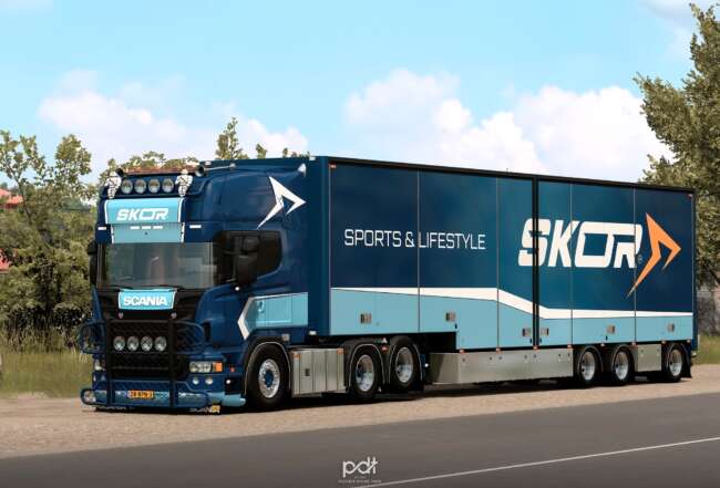 Scania R560 + Trailer "SKOR" v1.1