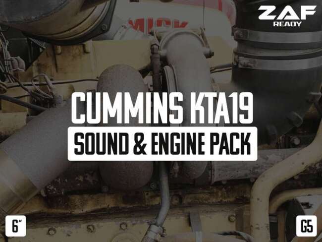 Cummins KTA Sound & Engine Pack v1.1