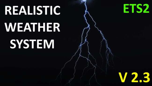 Realistic Weather System V2.3 [ETS2 1.58]