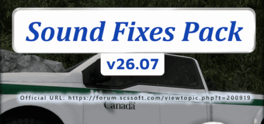 Sound Fixes Pack v26.07