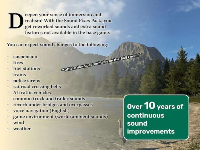 Sound Fixes Pack v26.07