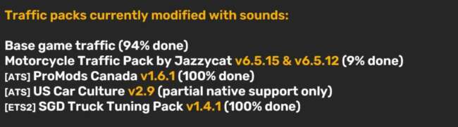 Sound Fixes Pack v26.07