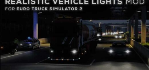 Realistic Vehicle Lights Mod v7.5 1.58x