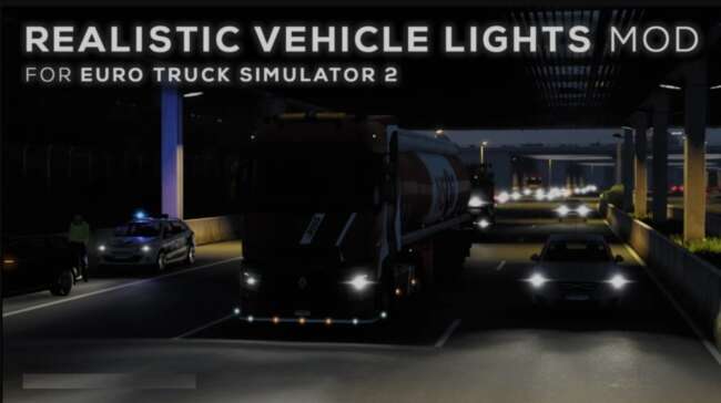 Realistic Vehicle Lights Mod v7.5 1.58x
