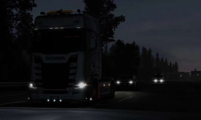 Realistic Vehicle Lights Mod v7.5 1.58x