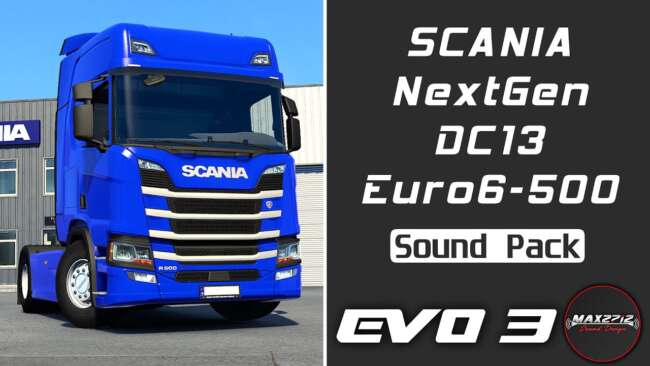 2019 Scania NextGen 500 DC13 Sound Pack v1.4 1.58