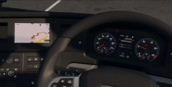 Analog Dashboard for MAN TGX 2020 by MADster v1.4 1.58x